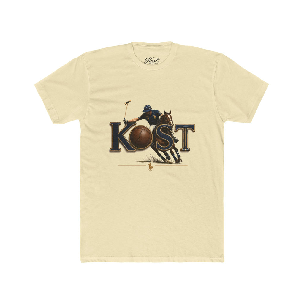 Polo Player 'KOST' Graphic Tee — Vintage Equestrian Polo Shirt