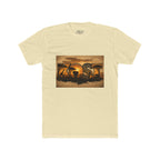 African Safari Sunset T-Shirt - Elephant & Acacia Silhouette Tee