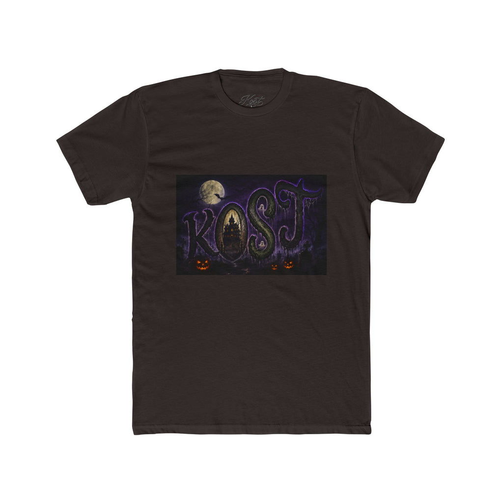 Ghostly 'Frost' Halloween T-Shirt — Spooky Moonlit Typography Tee