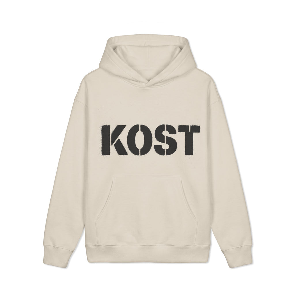 KOST Stencil Logo Hoodie — Vintage Military Streetwear Pullover