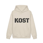 KOST Stencil Logo Hoodie — Vintage Military Streetwear Pullover