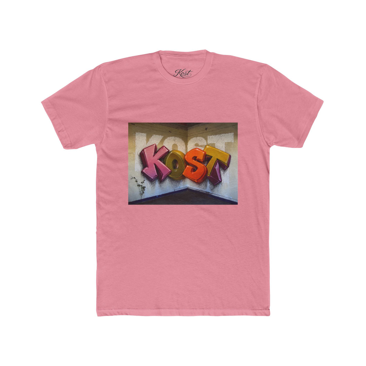 Graffiti "KOST" Street Art T‑Shirt — Bold Urban Lettering Tee
