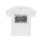 KOST Graphic T-Shirt – Distressed Black and White Streetwear Tee