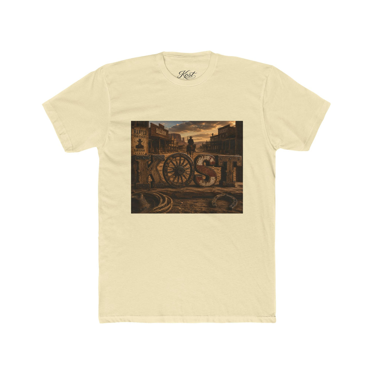 Vintage Industrial Steampunk Cityscape Graphic T-Shirt