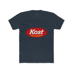 Kost Logo Tee — Vintage Red "Kost" Oval Graphic Cotton T-Shirt