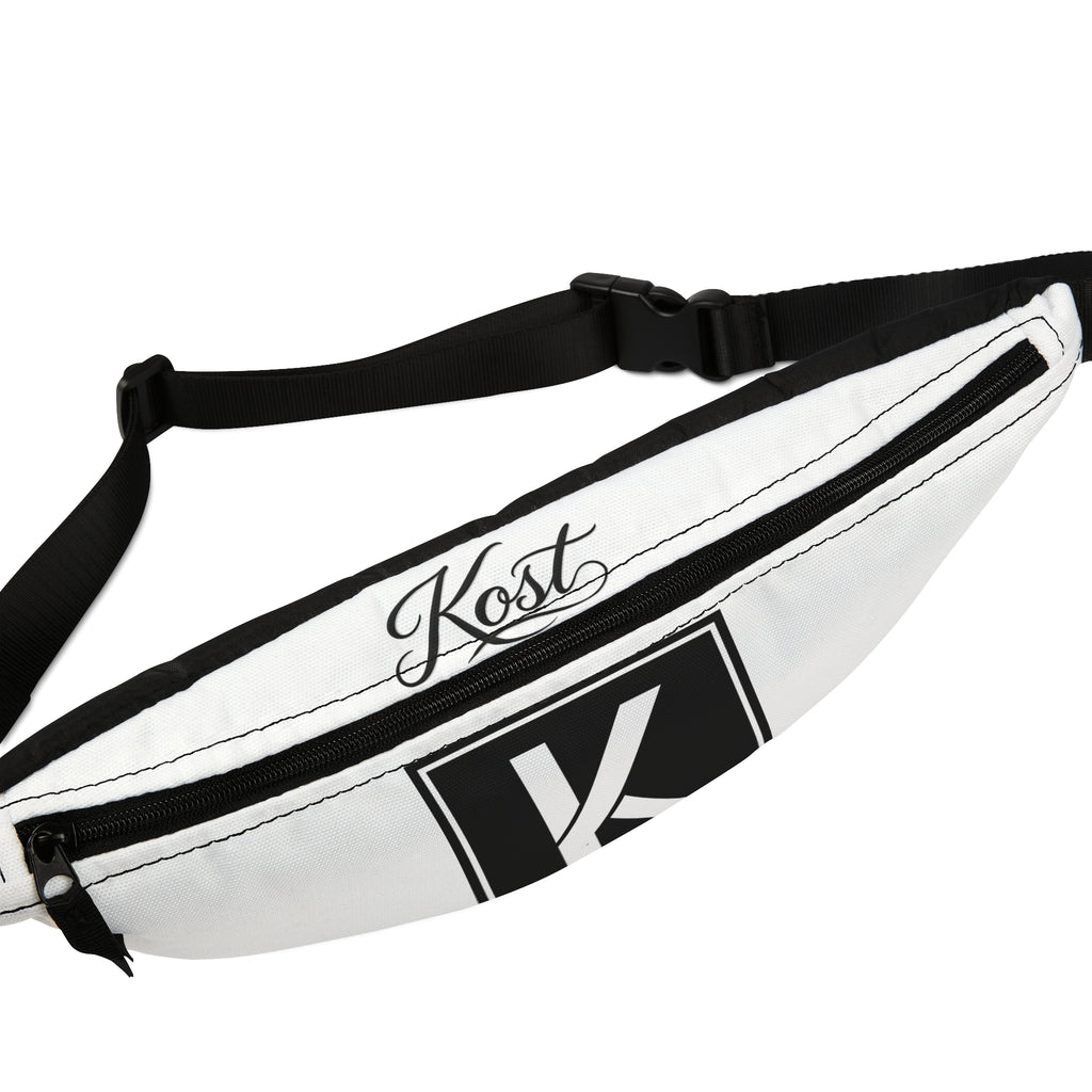 Kost White Logo Fanny Pack