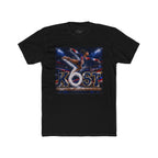 Surfing Skateboarder Graphic Tee — "KOST" Retro Skate Skatepark Shirt