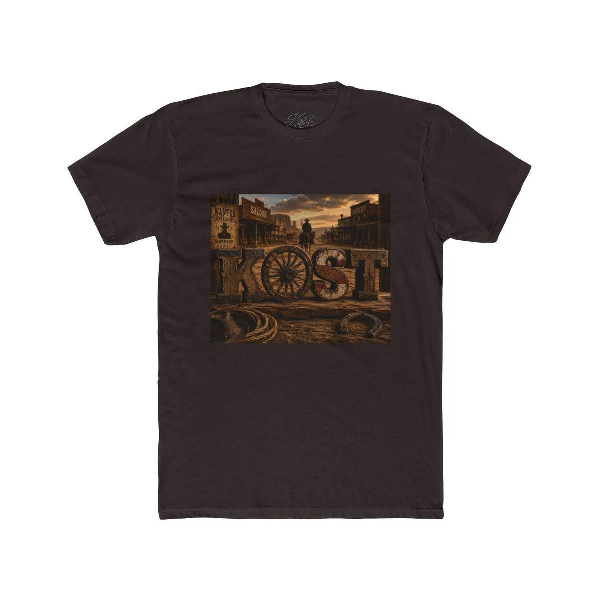 Vintage Industrial Steampunk Cityscape Graphic T-Shirt