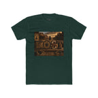 Vintage Industrial Steampunk Cityscape Graphic T-Shirt