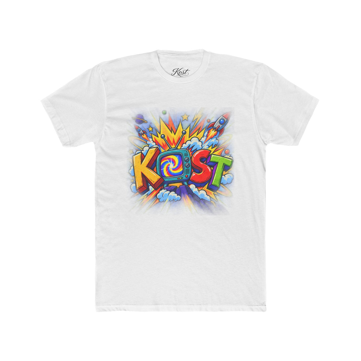 KOST Graffiti Logo T‑Shirt — Colorful Street Art Tee