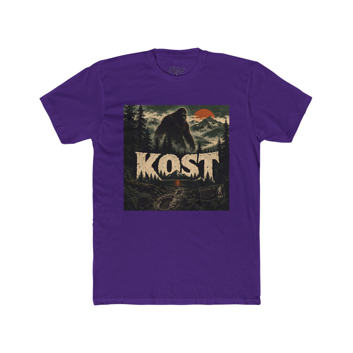 KOST Bigfoot Forest Tee — Retro Sasquatch Graphic T-Shirt