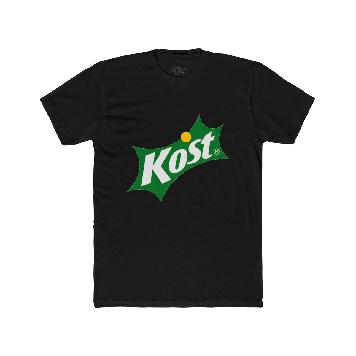 Kost Logo T-Shirt — Retro Green & Yellow Soda-Inspired Tee
