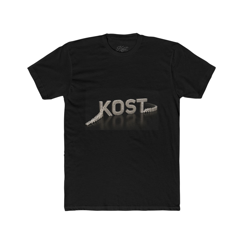 KOST Logo Tee — Retro Metallic Logo Graphic T-Shirt