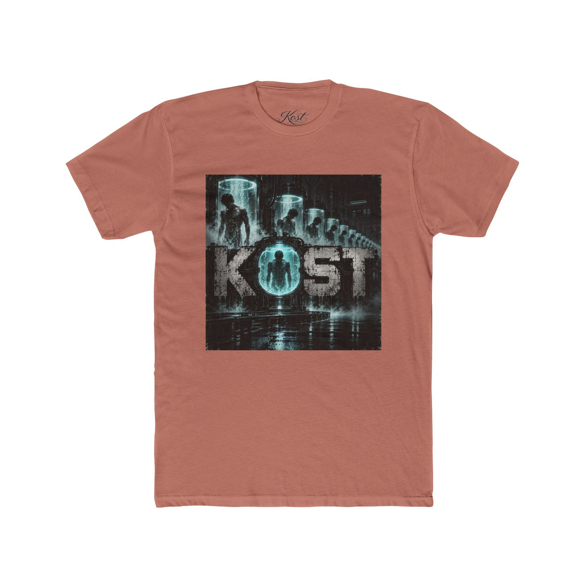 KOST Cyberpunk Tee — Futuristic Cityscape Graphic T-Shirt