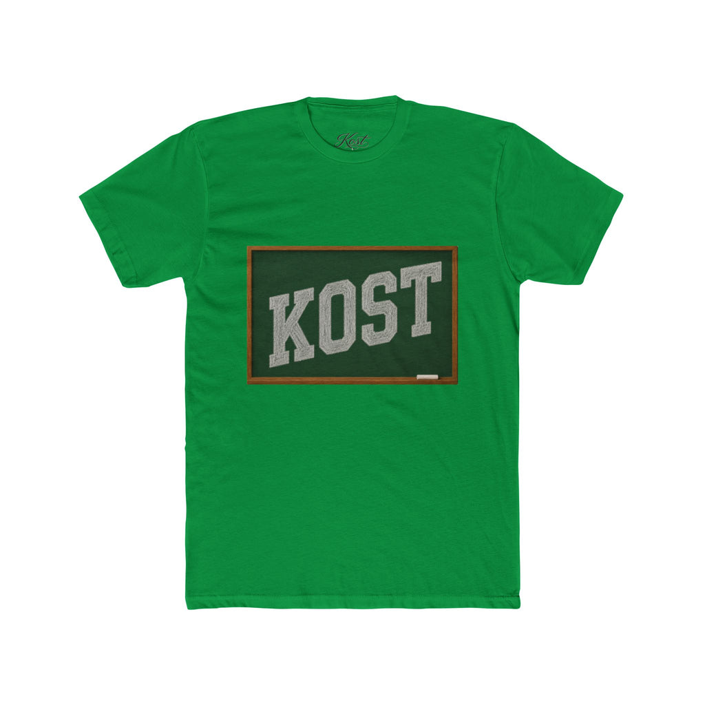 KOST Vintage Collegiate Tee — Retro Green Plaque Graphic