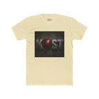 KOST Logo T-Shirt — Distressed Metallic Text with Red Orb Graphic