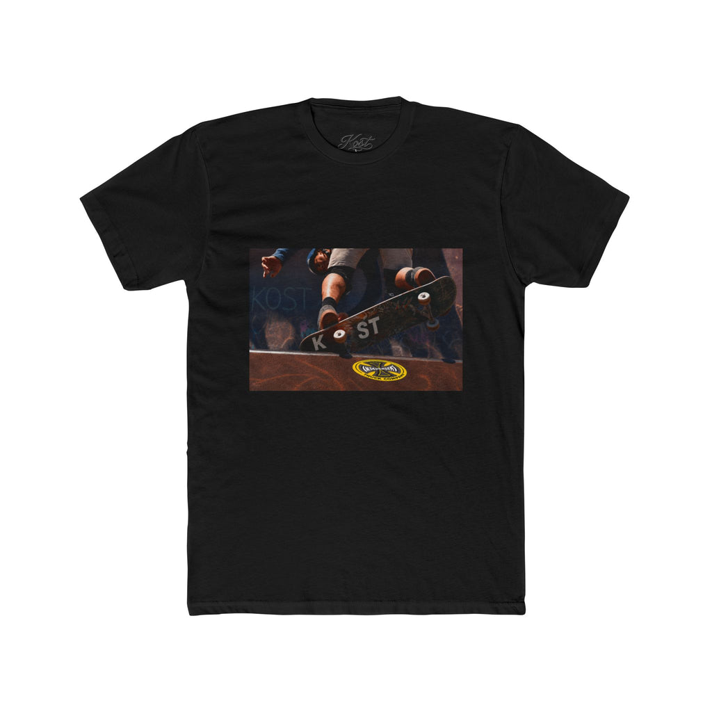 Skateboard Trick Photo Tee — Vintage Skate Deck Graphic T-Shirt