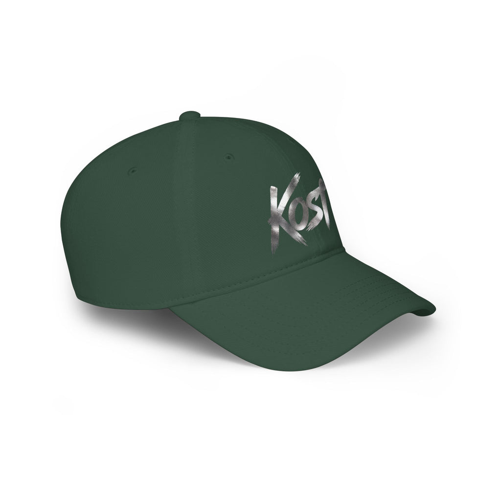 Kest Script Logo Baseball Cap — Red Low-Profile Hat