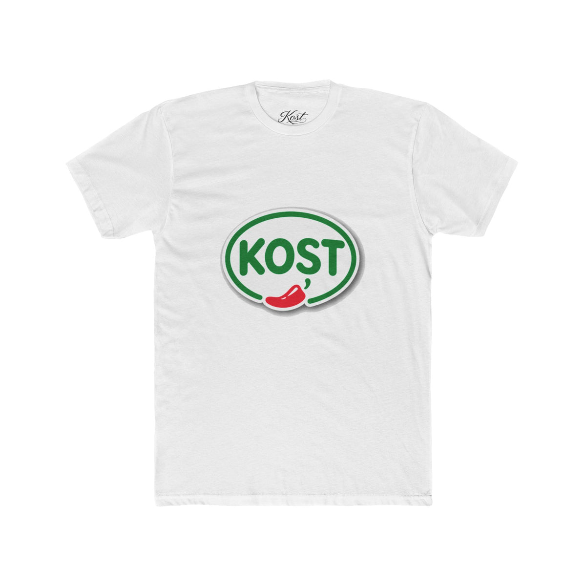 KOST Logo Tee — Retro Chili Pepper Graphic T-Shirt