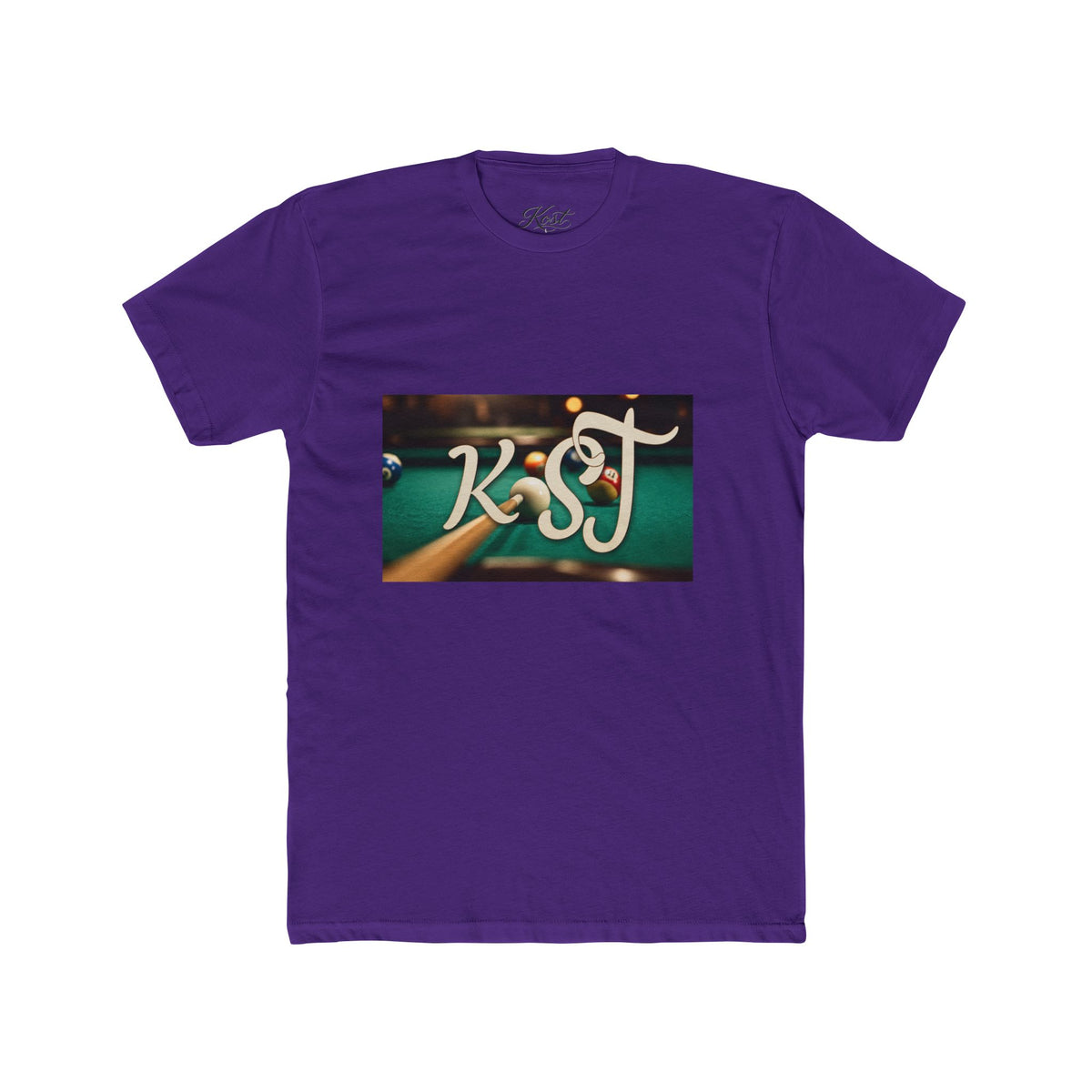 KST Vintage Pool Table Logo Tee — Retro Billiards T-Shirt