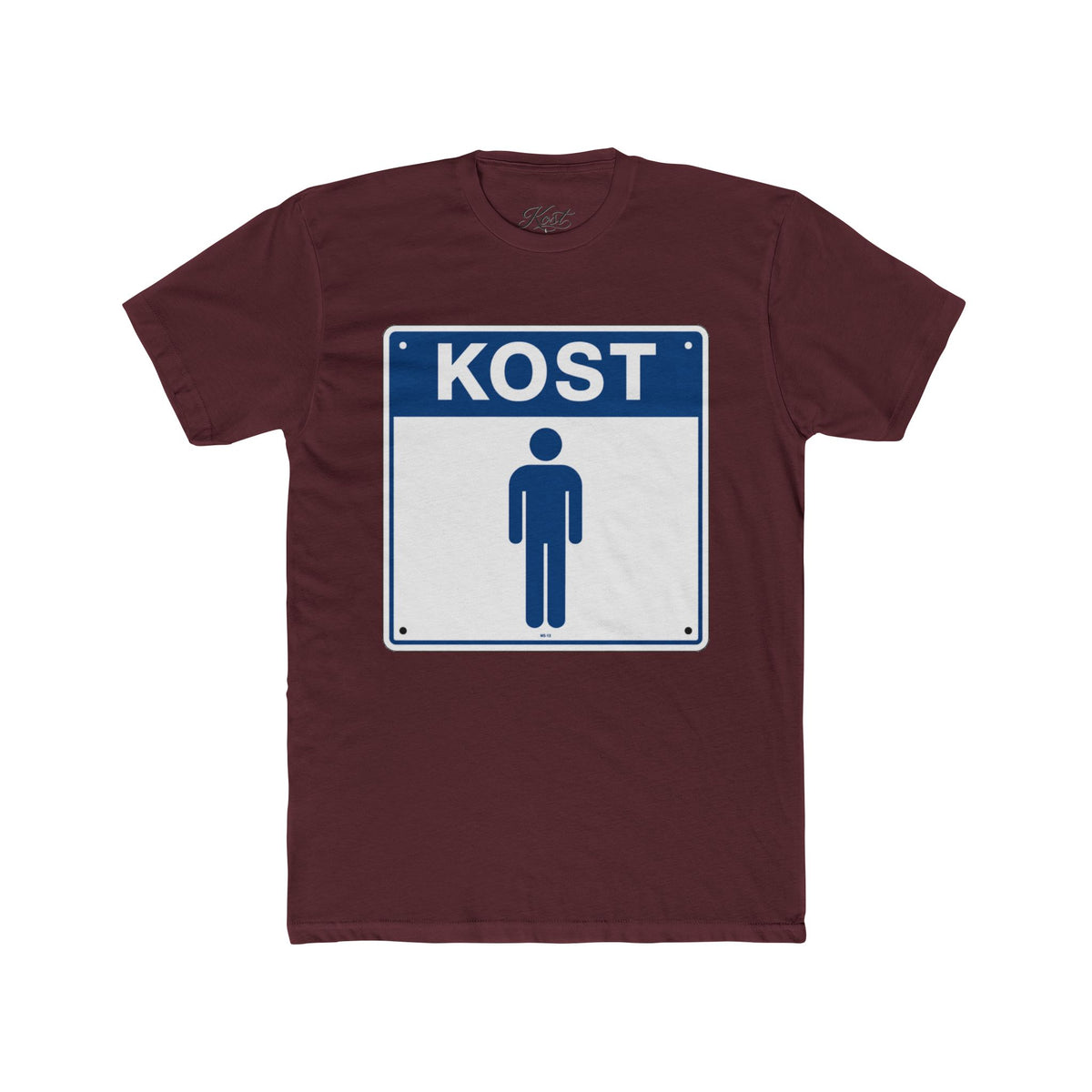 KOST Street Sign T‑Shirt — Retro Blue Icon Tee