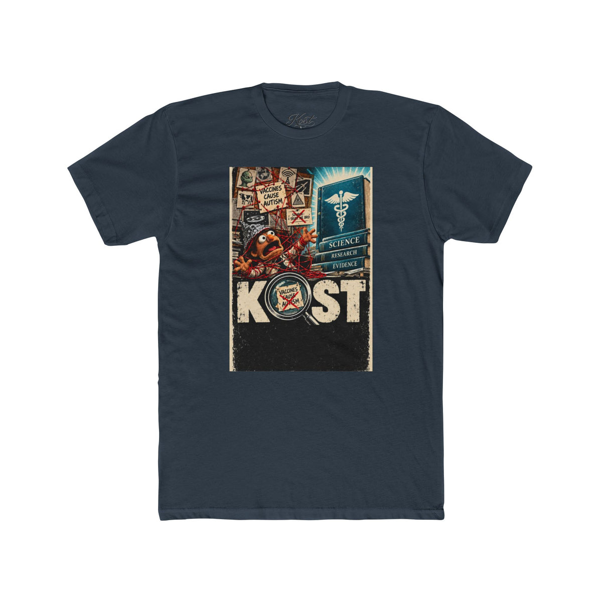 KOST Vintage Street Poster Tee — Retro Collage Graphic T-Shirt