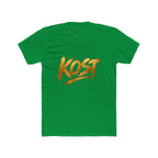 KOST Gold Script T‑Shirt — Streetwear Graphic Tee with Metallic Brush Lettering