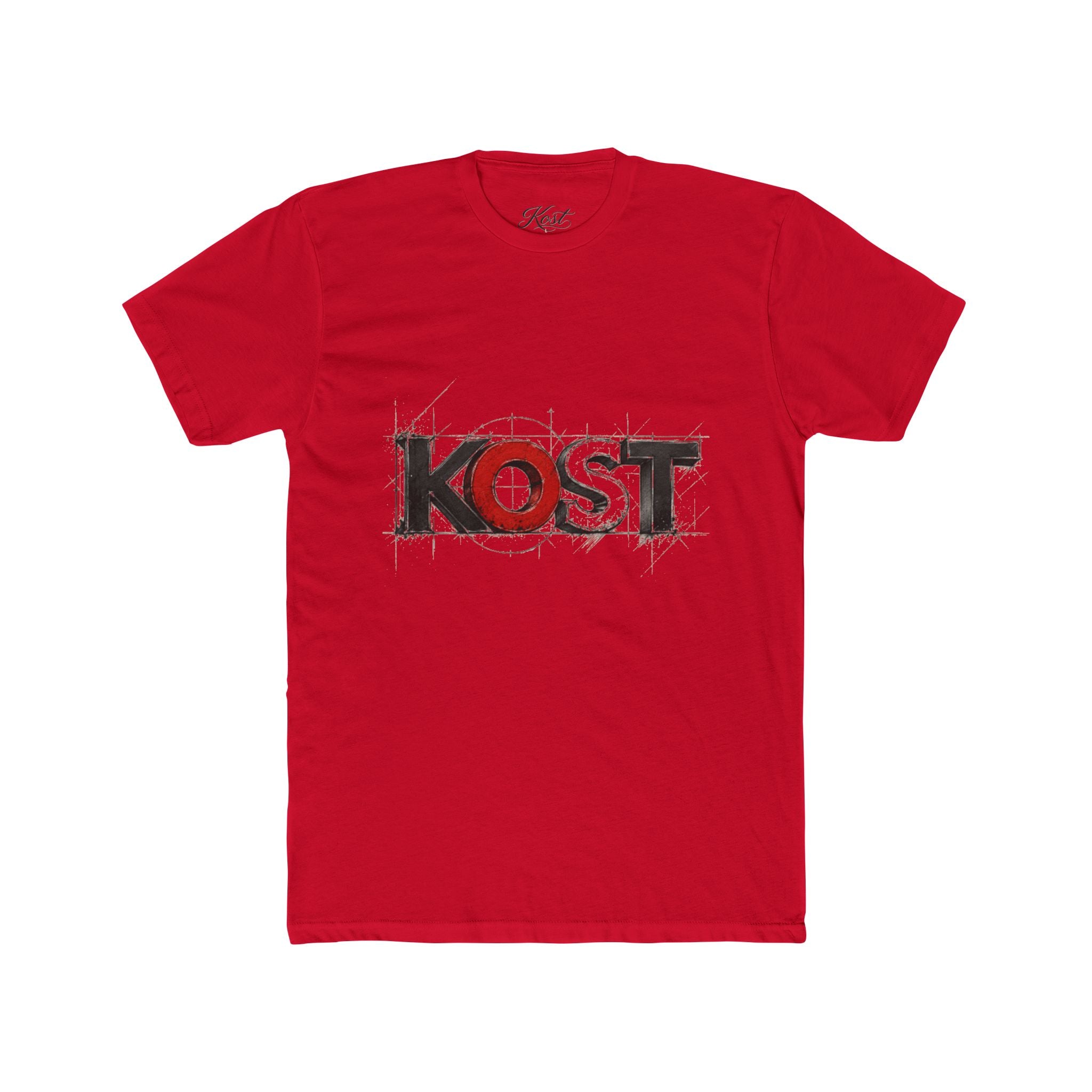 KOST Logo Tee — Distressed Sketch Graphic T-Shirt