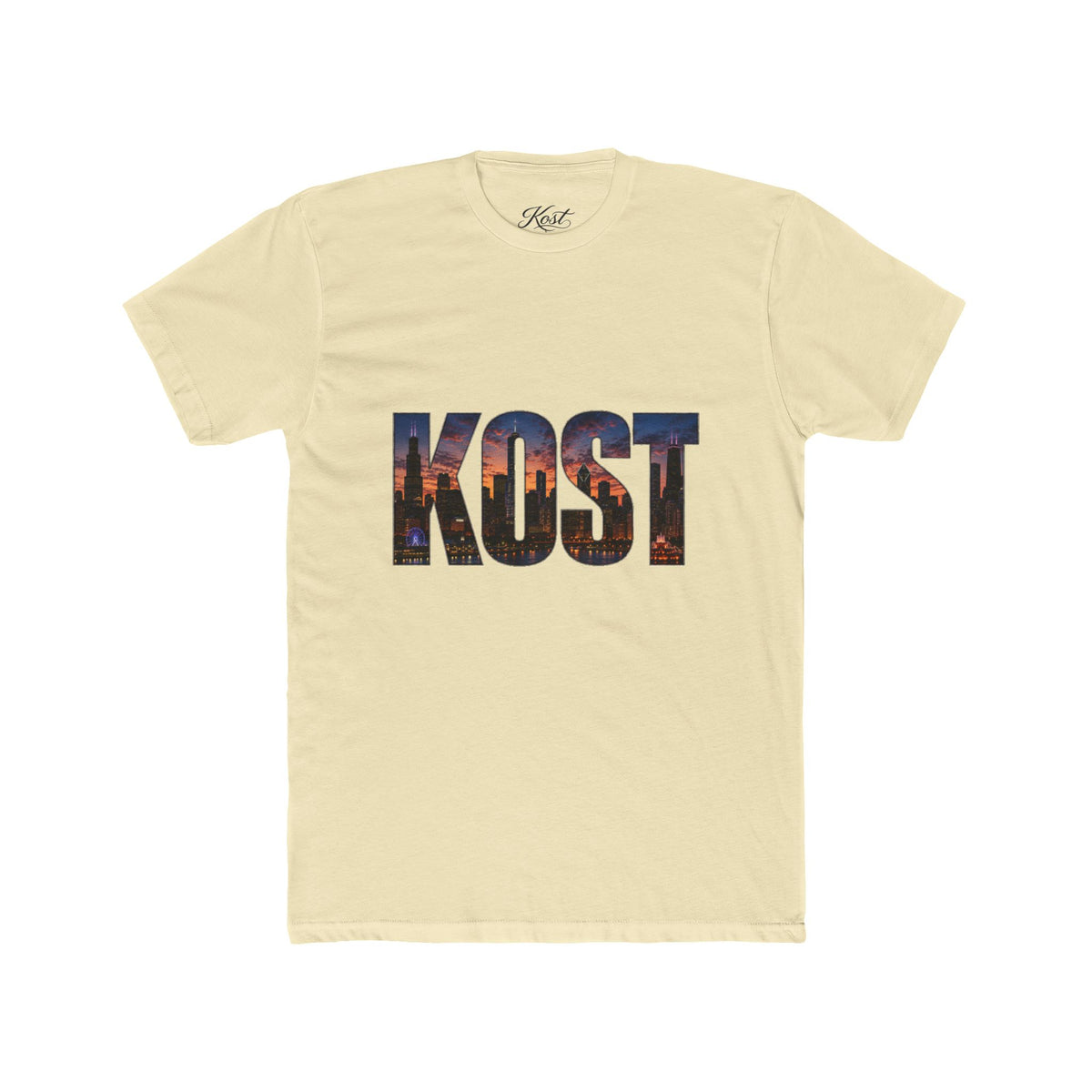 KOST City Skyline Tee — Urban Nightscape Graphic T-Shirt