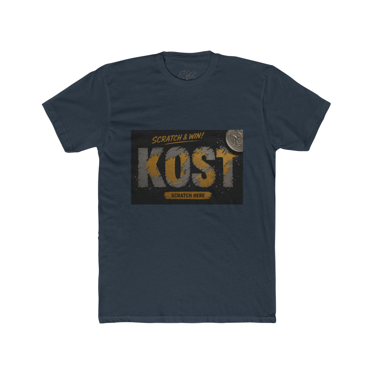 Kost Scratch & Win Graphic Tee — Retro Lottery Ticket Design