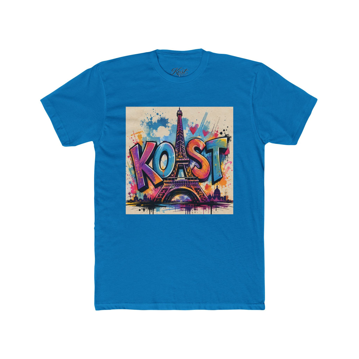Paris Graffiti Tee — Colorful 'Koast' Eiffel Tower Street Art T-Shirt