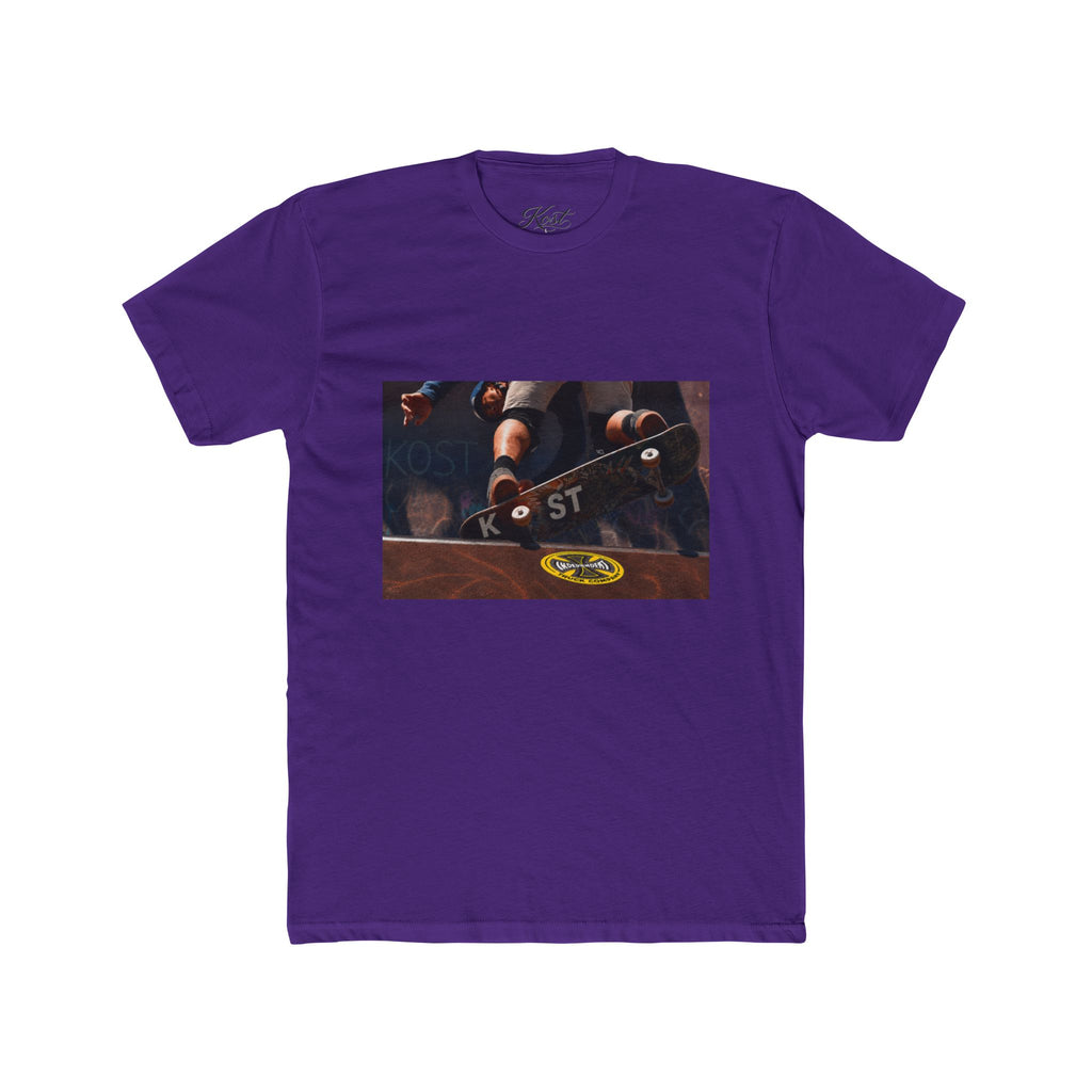 Skateboard Trick Photo Tee — Vintage Skate Deck Graphic T-Shirt
