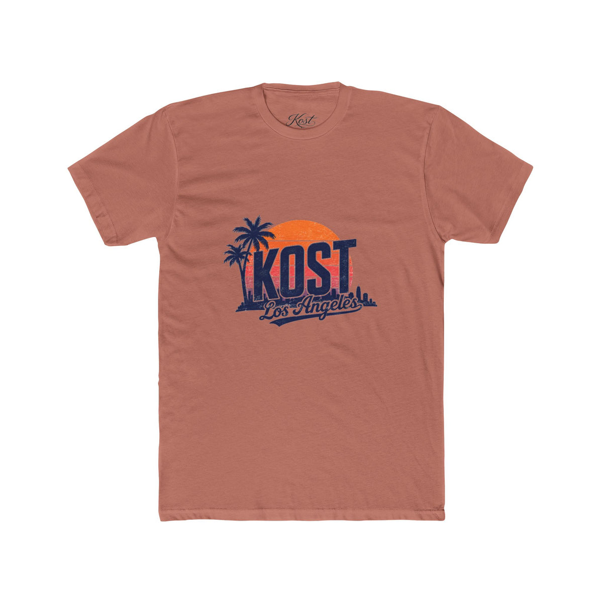 Los Angeles Sunset Tee — KOST Palm Tree Graphic