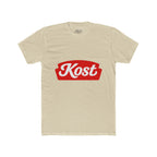 Kost Logo Tee — Retro Red Script Graphic T-Shirt