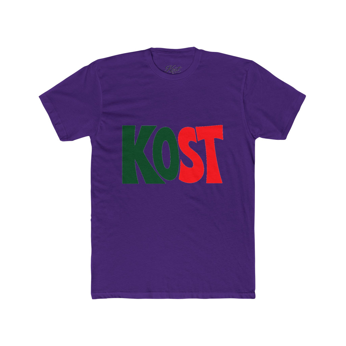 KOST Bold Logo Tee — Retro Red & Green Graphic T-Shirt