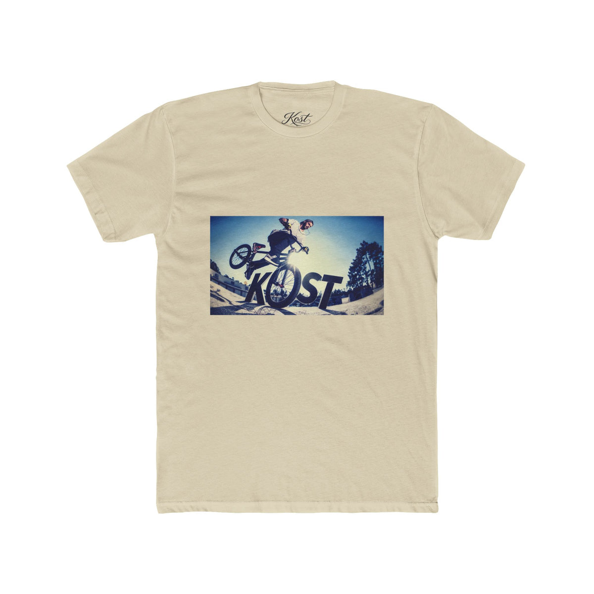 BMX Rider Graphic Tee — 'KIDST' Vintage Skatepark T-Shirt