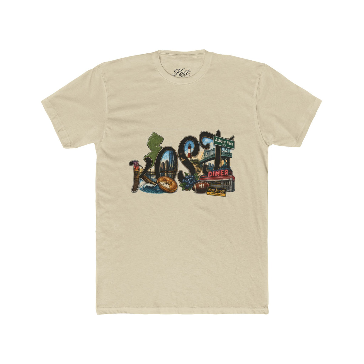 KOSO Retro Diner Graphic Tee – Vintage Roadside Signage T-Shirt