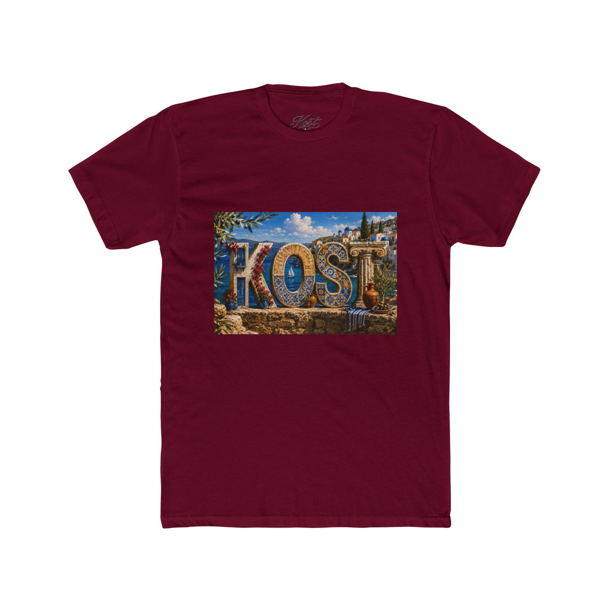 KOST Vintage Postcard Tee — Scenic Coastal Travel Graphic T-Shirt