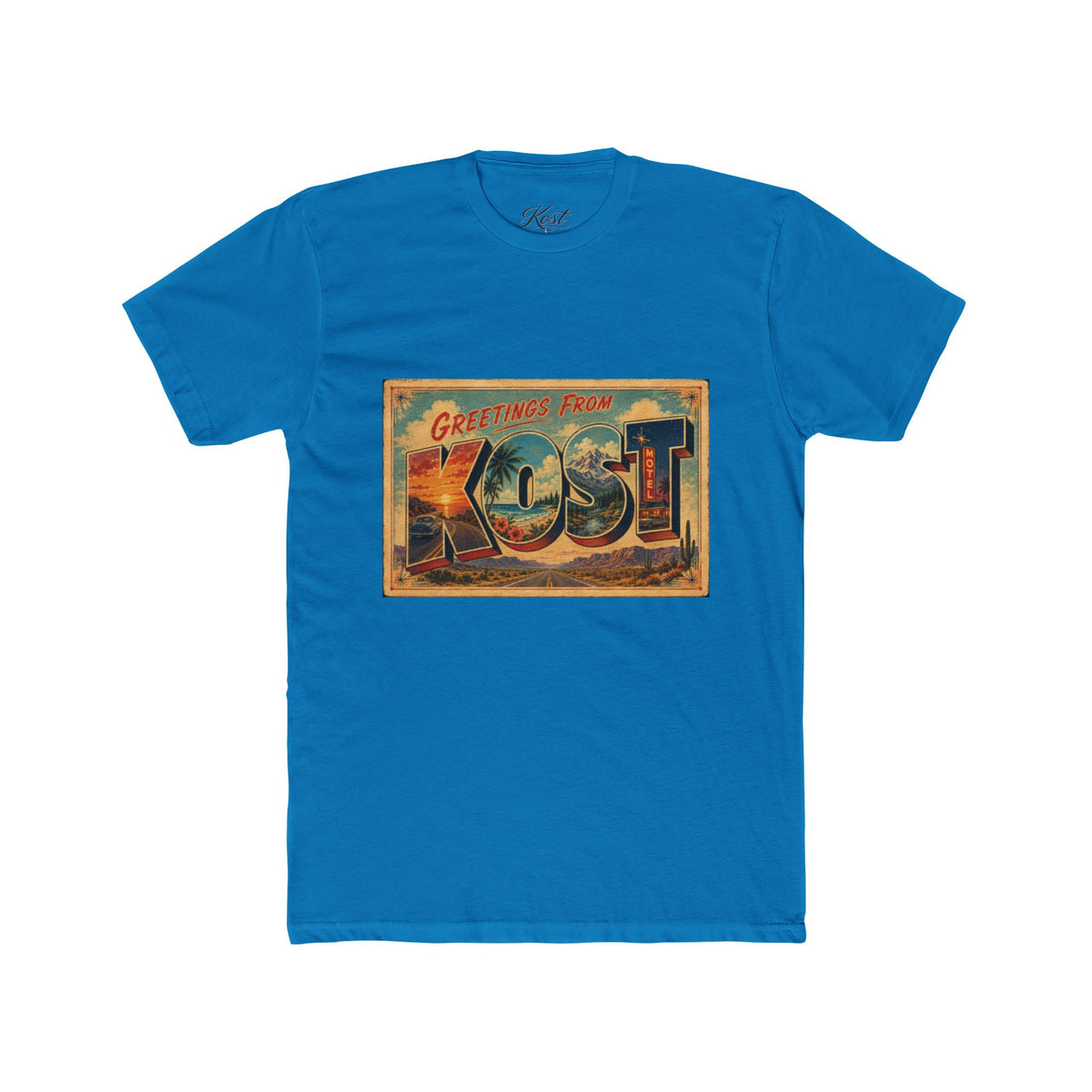 Greetings From KOST Vintage Postcard T-Shirt