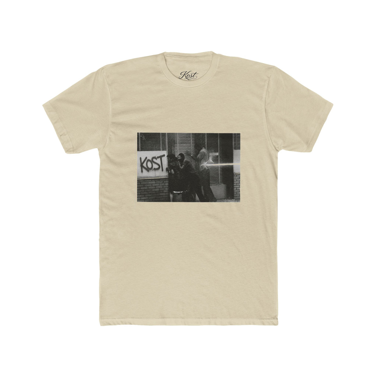 Vintage Black & White Band Photo T‑Shirt