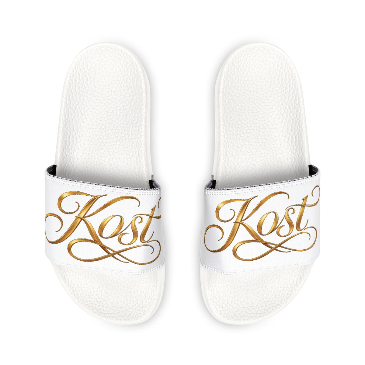 Men’s Removable-Strap Sandals with Elegant Gold Monogram