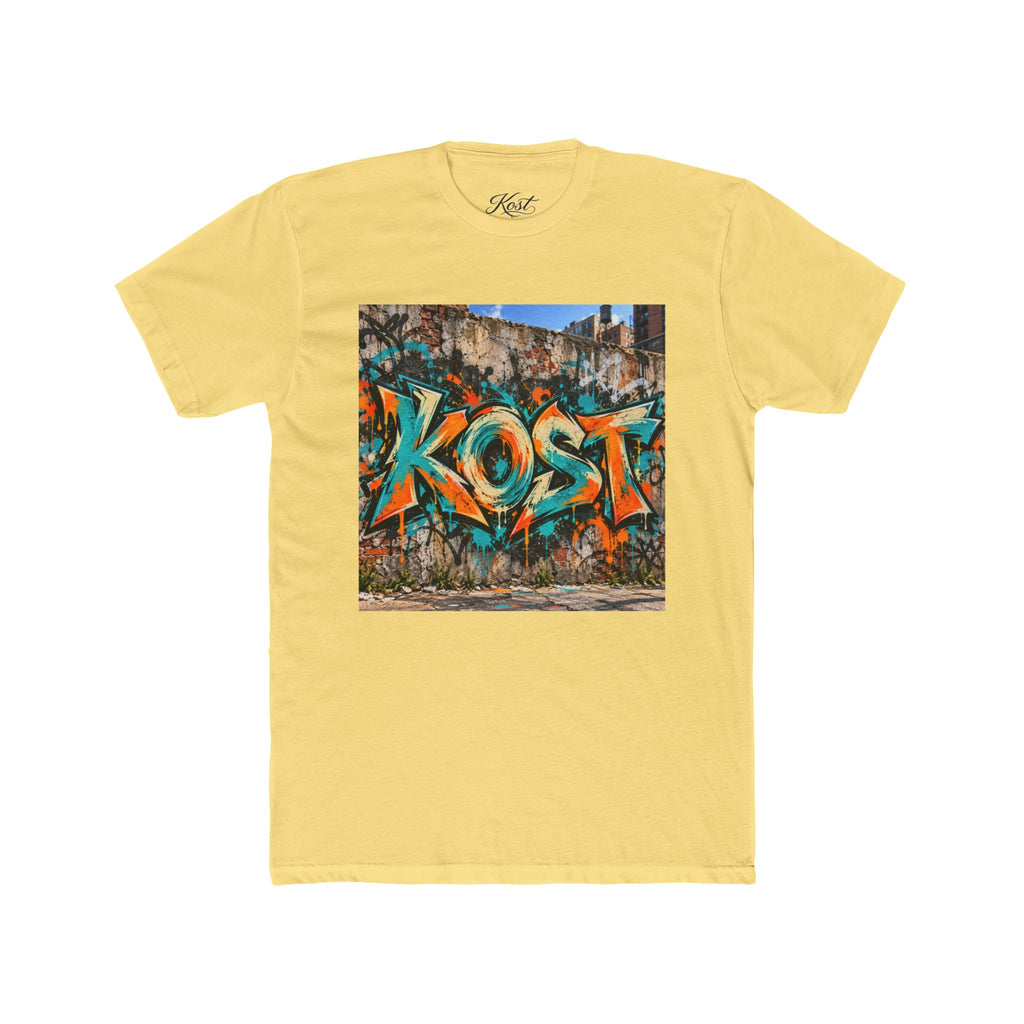 KOST Graffiti Street Art Tee — Urban Spray Paint Graphic T-Shirt