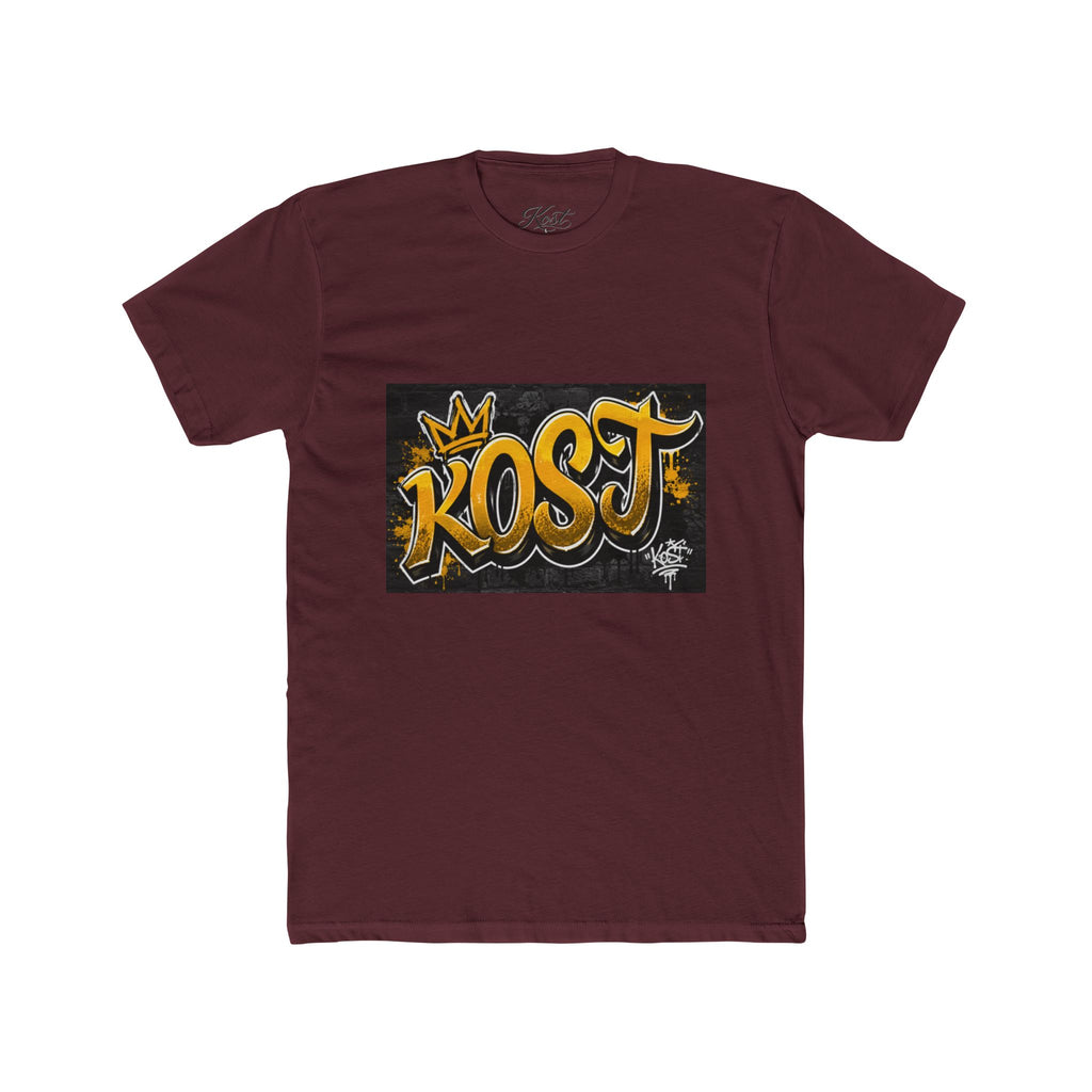 KOST Graffiti Logo Tee — Streetwear Urban Crown Graphic T-Shirt