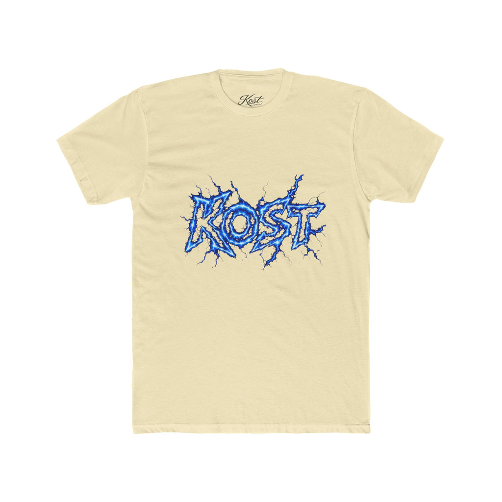 Kost Lightning Graphic Tee — Blue Electric Logo T-Shirt