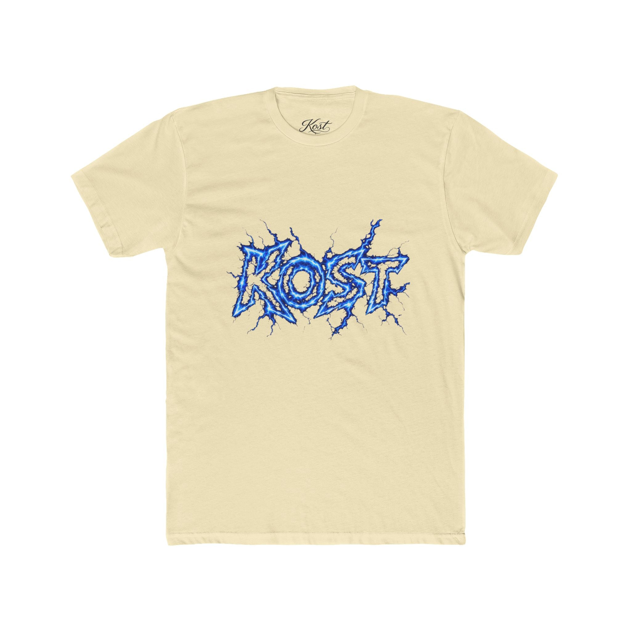 Kost Lightning Graphic Tee — Blue Electric Logo T-Shirt
