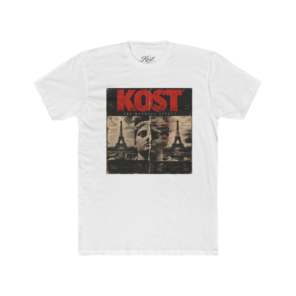 KOST Paris Collage T-Shirt — Retro JFK & Eiffel Tower Graphic Tee