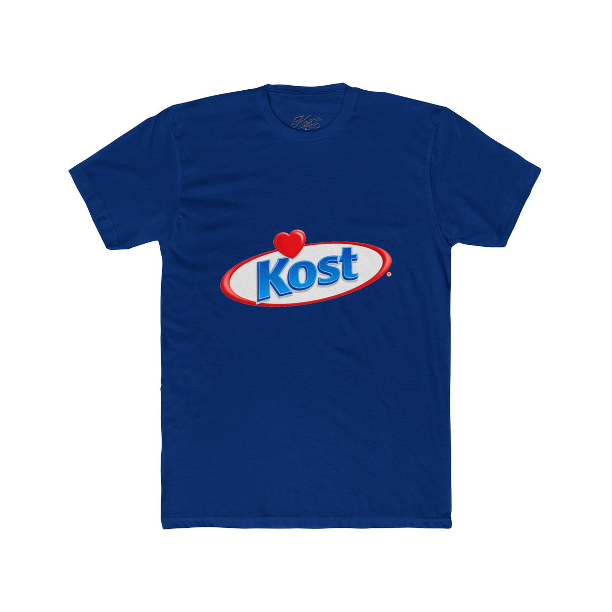 Kost Logo Tee — Retro Heart Emblem Graphic T‑Shirt