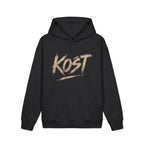 KOST Script Logo Hoodie — Vintage Brushstroke Streetwear Pullover