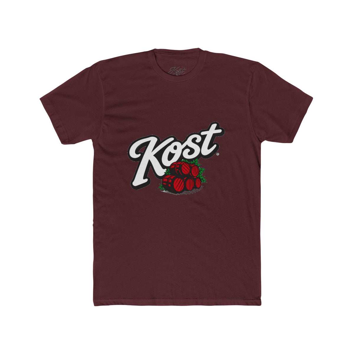 Kost Script Logo T‑Shirt with Strawberry Graphic