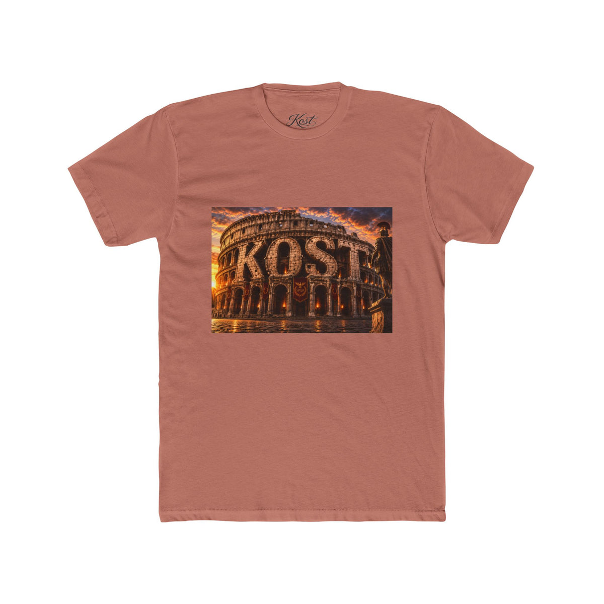 KOST Coliseum Graphic Tee — Vintage Roman Architecture Sunset T-Shirt